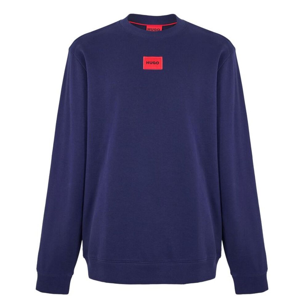Hugo Mens Diragol Crew Neck Sweatshirt / Navy